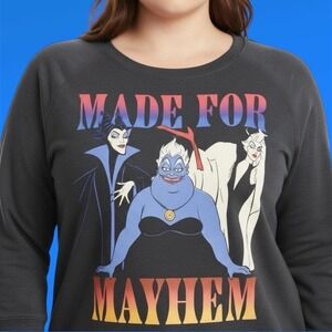 TORRID‎ Disney Villains Classic Sweatshirt NWT Size 2X